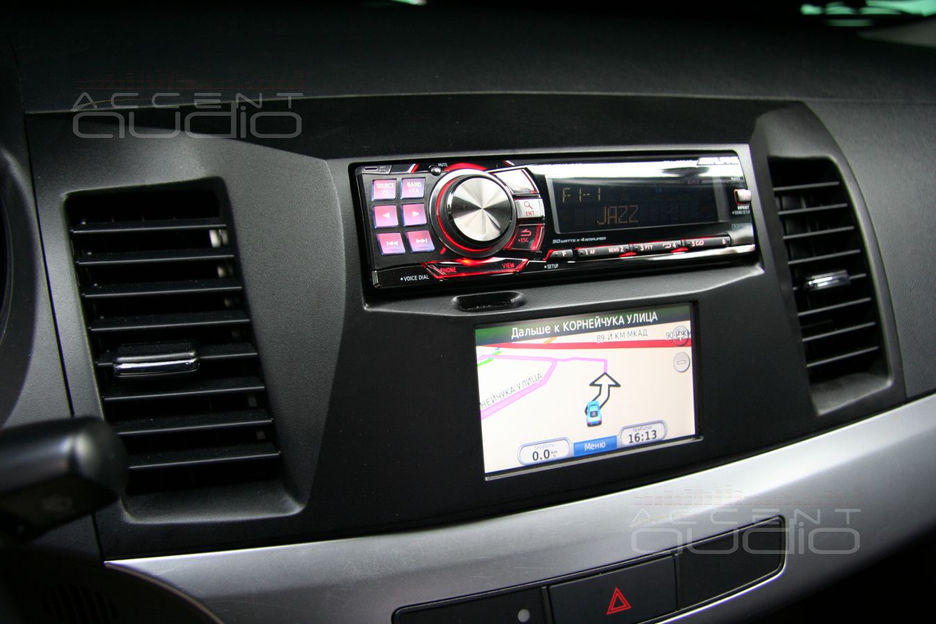 Навигация и звук в Lancer X. Эксклюзивная инсталляция !