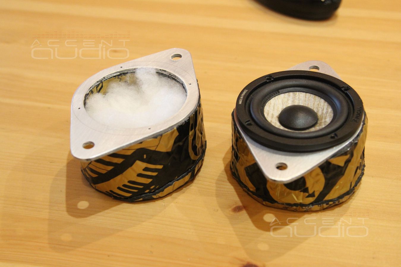 Среднечастотники: Установка фронтальной акустики Focal Performance PS165F3 в Lexus RX350 