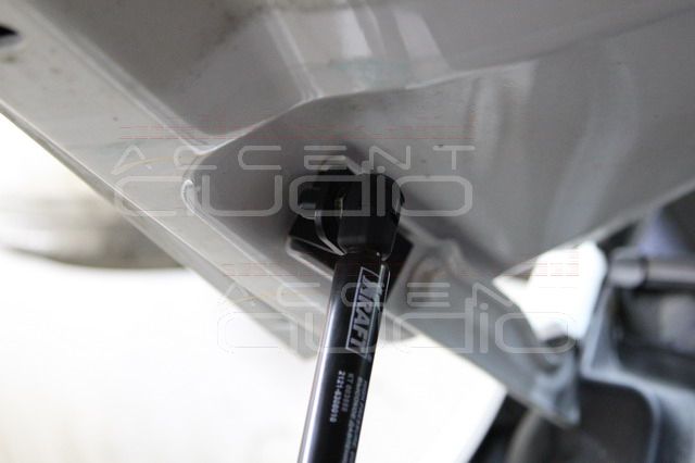 Газовые упоры капота, фонарики в дверях и молдинги для Volkswagen Tiguan