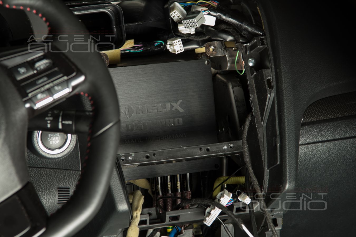 Решение: место и способ установки аудиопроцессора Helix в Subaru