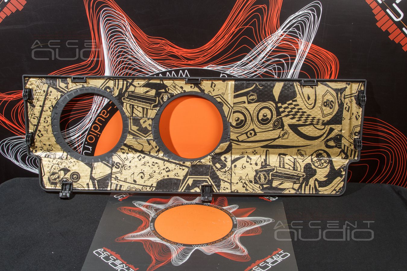 Сдвоенный, полностью скрытый, оригинальный сабвуфер-стелс для Audi SQ7