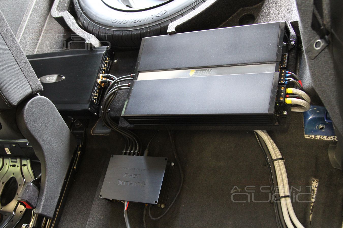 Решение: установка усилителей E.O.S и Eton в Skoda Kodiaq – так правильно !