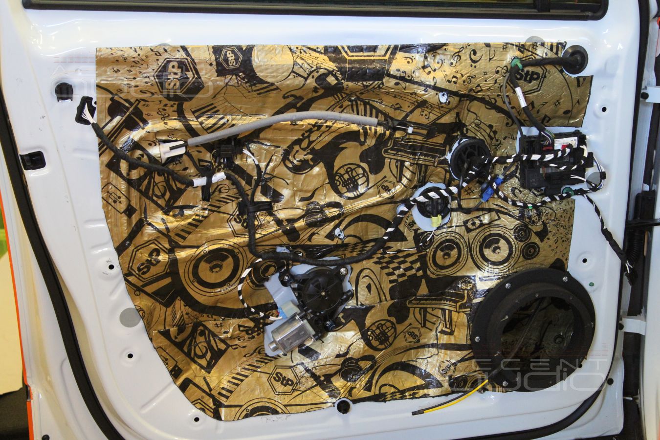 Аудиоподготовка дверей и установка мидбасовых излучателей Brax Matrix 6.1PP