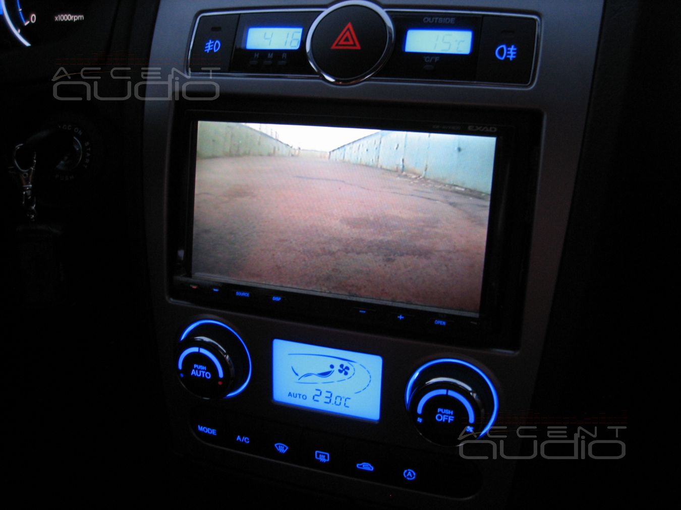 AV-центр+камера заднего вида в Hyundai Coupe NEW