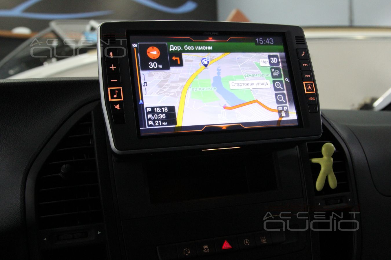 Установка магнитолы Alpine X902D-V447 в Mercedes-Benz Vito Tourer W447