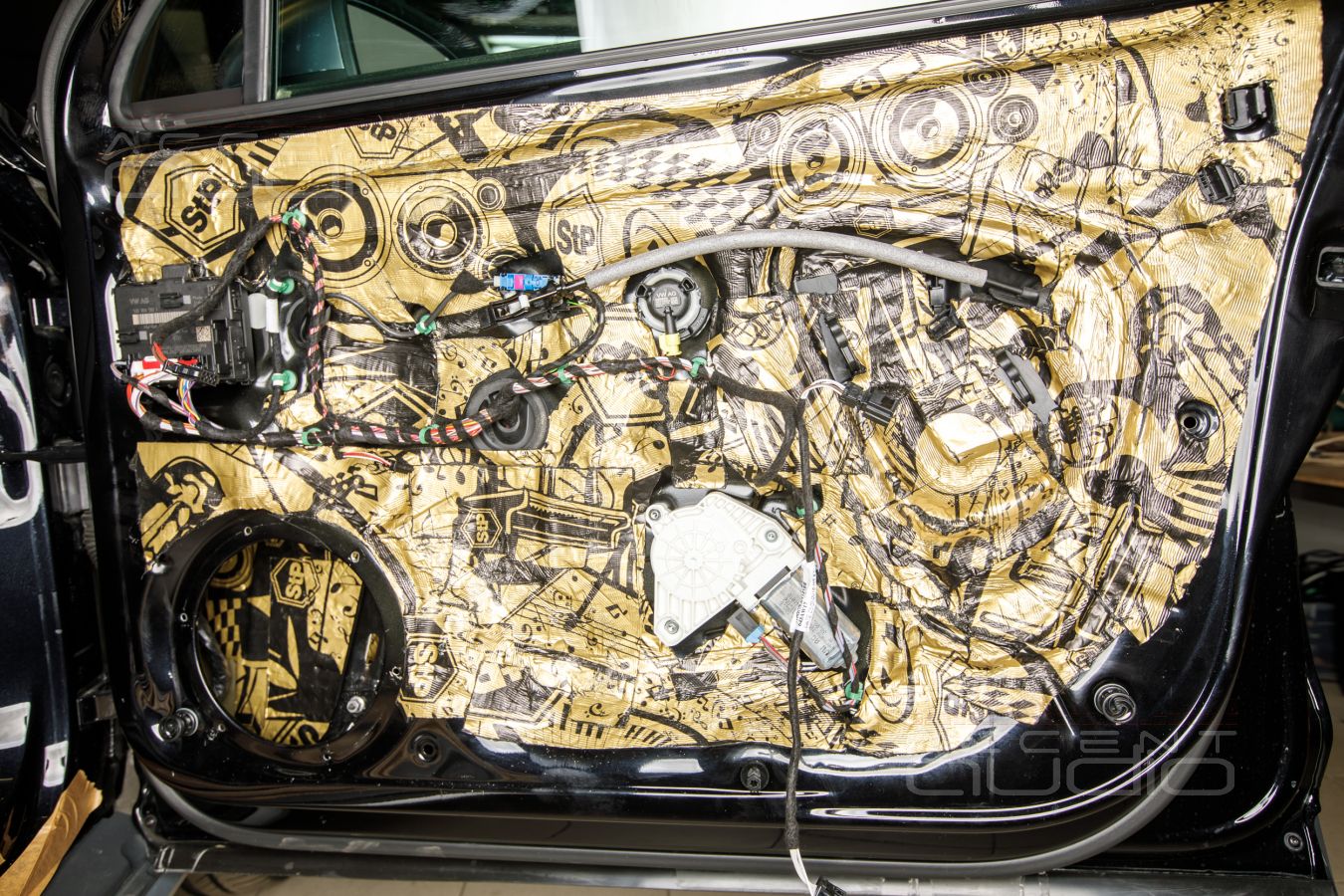 Аудиоподготовка дверей и установка мидбасов ScanSpeak в Volkswagen Passat AllTrack