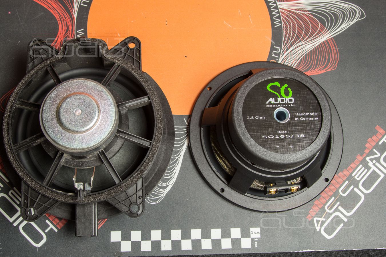 Аудиоподготовка дверей и штатный монтаж новых мидбасовых динамиков SOAudio 165\38