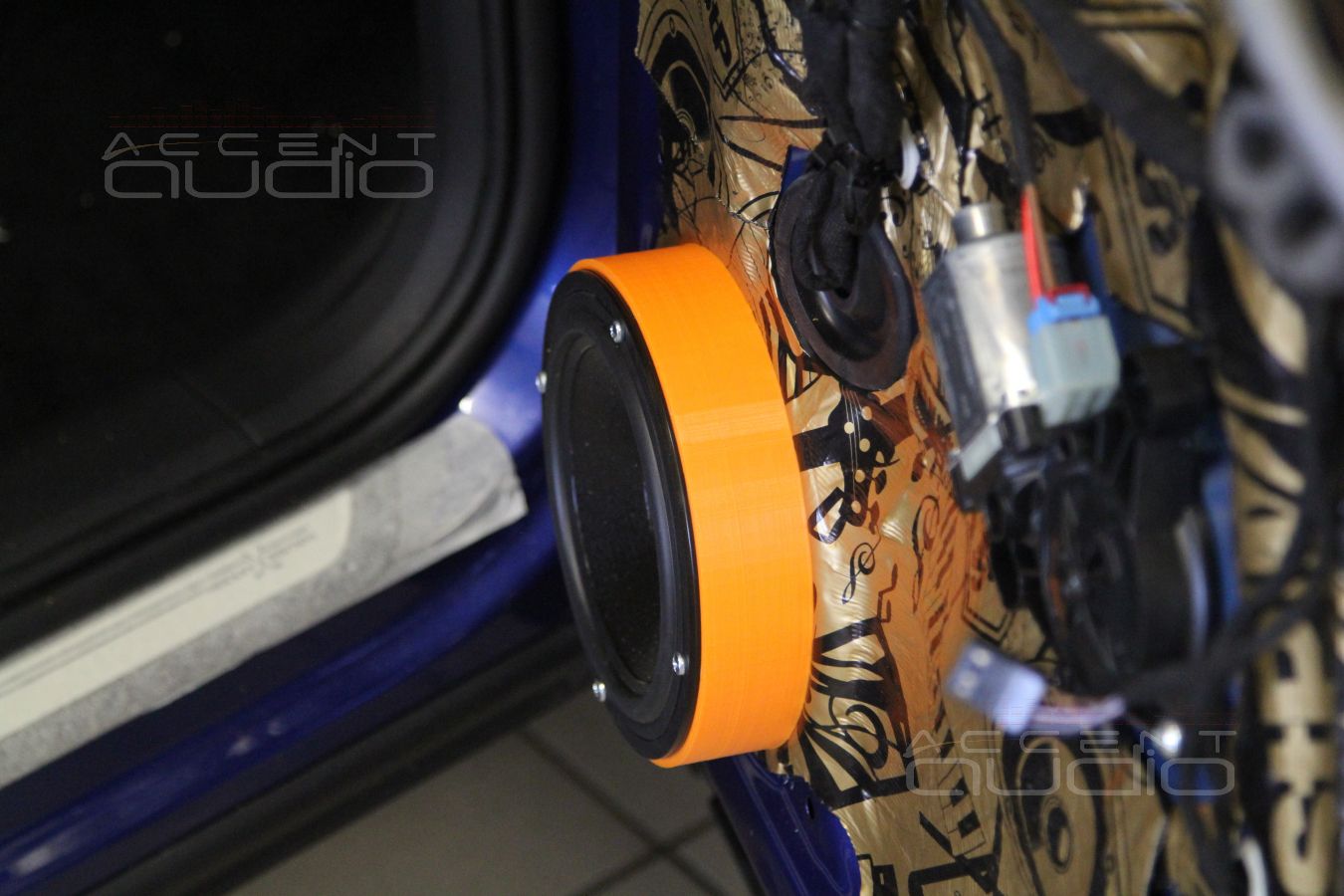 Аудиоподготовка, 3D печать и всё прочее для установки акустики Rainbow в двери Skoda Kodiaq