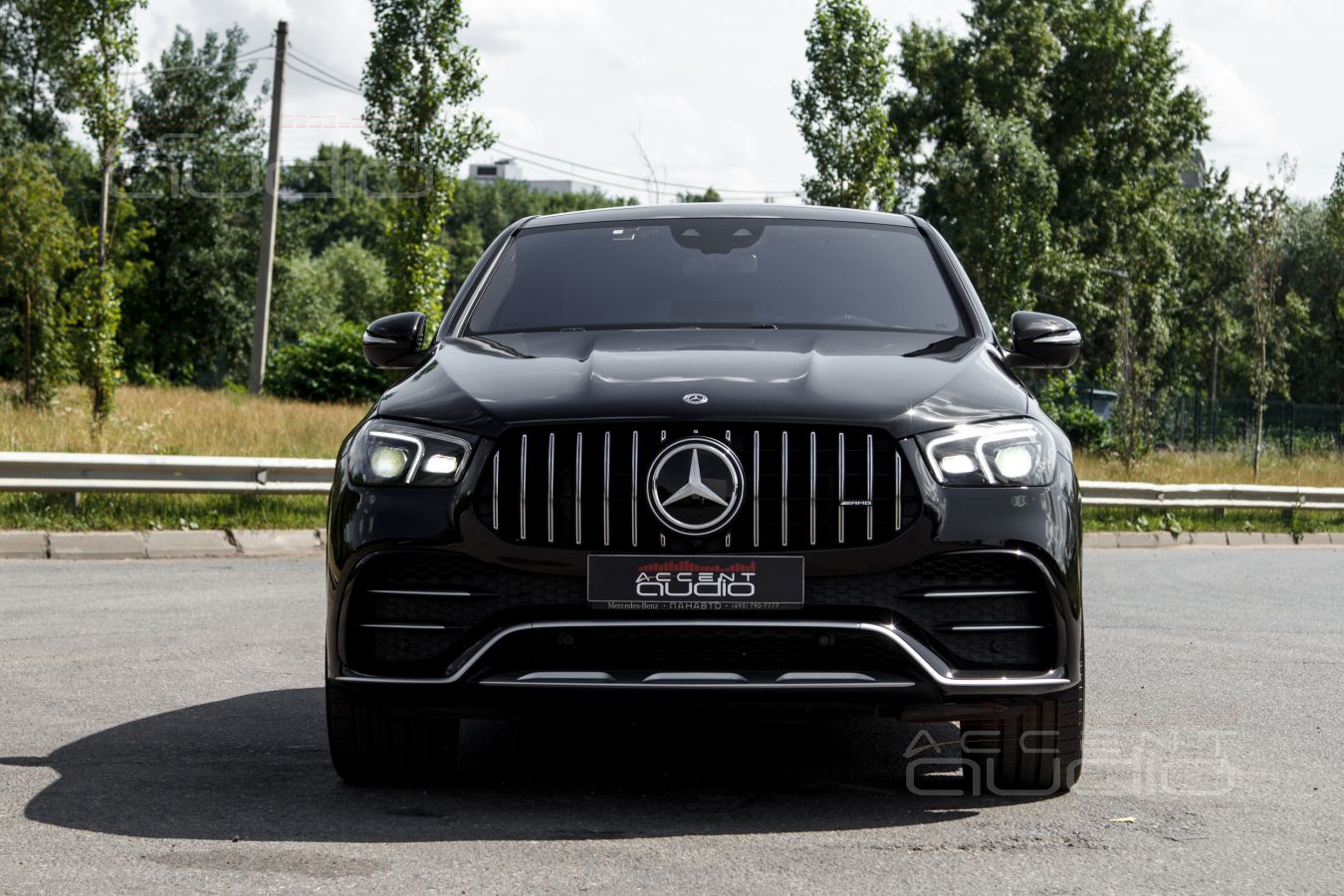 Настоящий звук в Mercedes-Benz GLE Coupe AMG 53