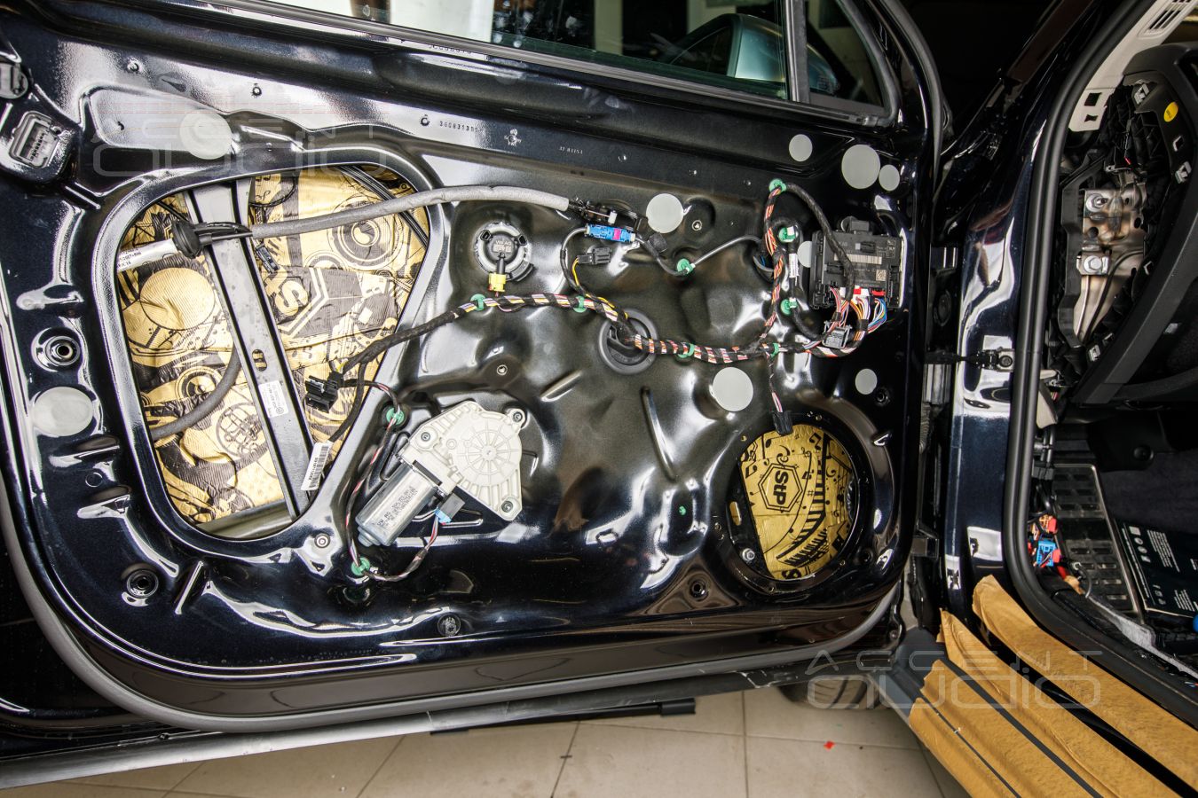 Аудиоподготовка дверей и установка мидбасов ScanSpeak в Volkswagen Passat AllTrack