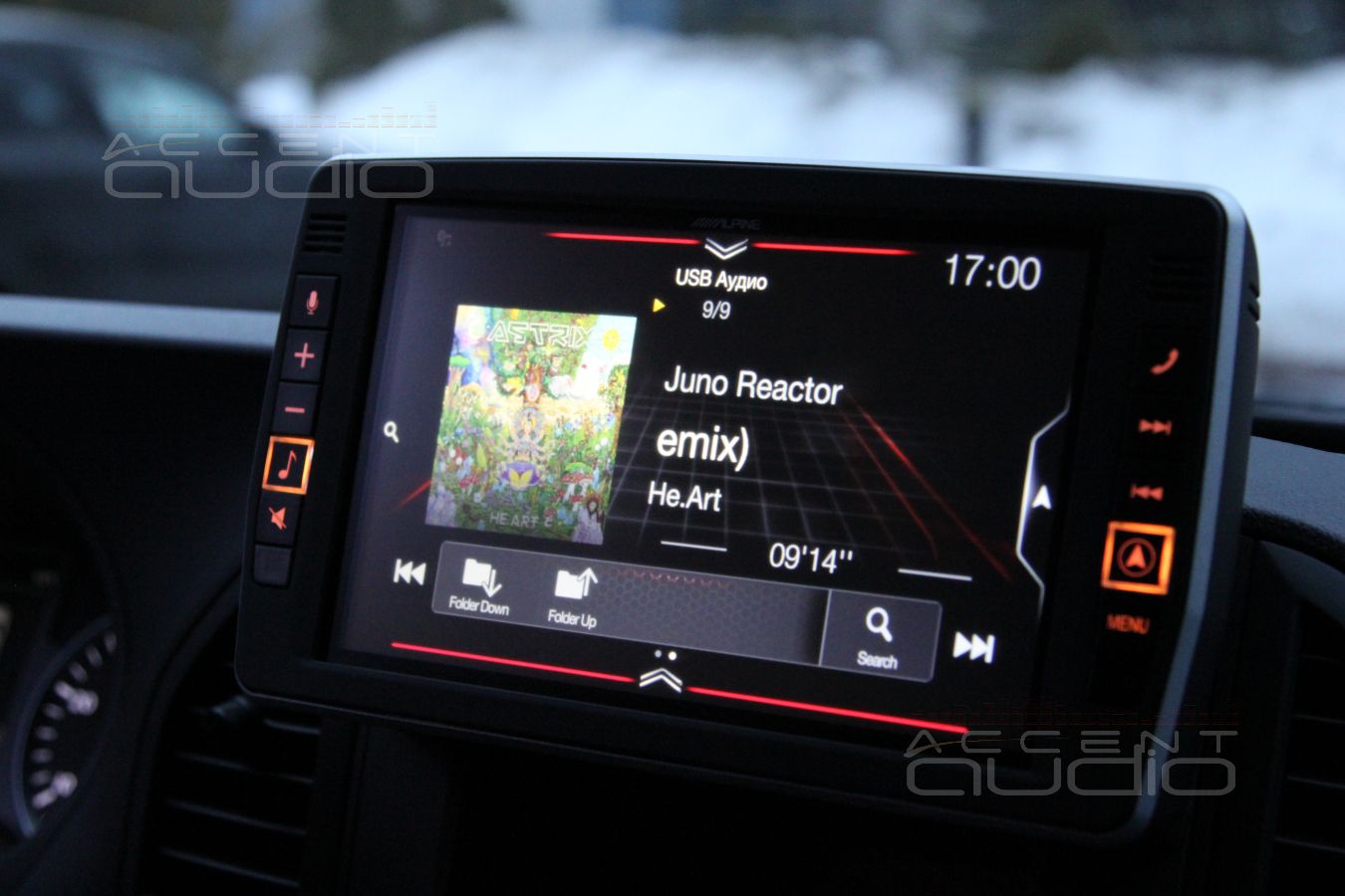 Установка магнитолы Alpine X902D-V447 в Mercedes-Benz Vito Tourer W447