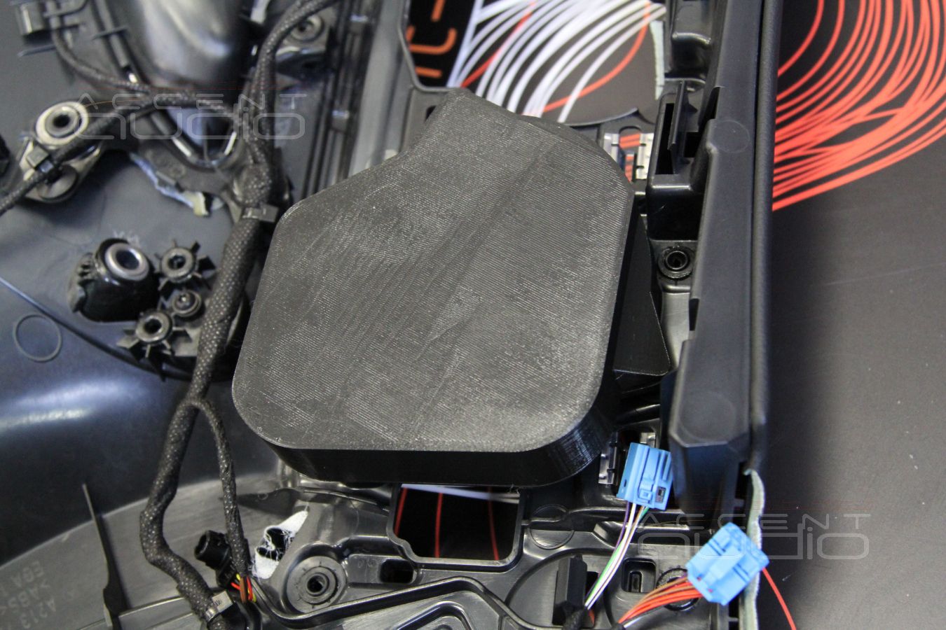 3D печать и установка среднечастотных Eton RSR 80 в Mercedes-Benz E Klasse W213