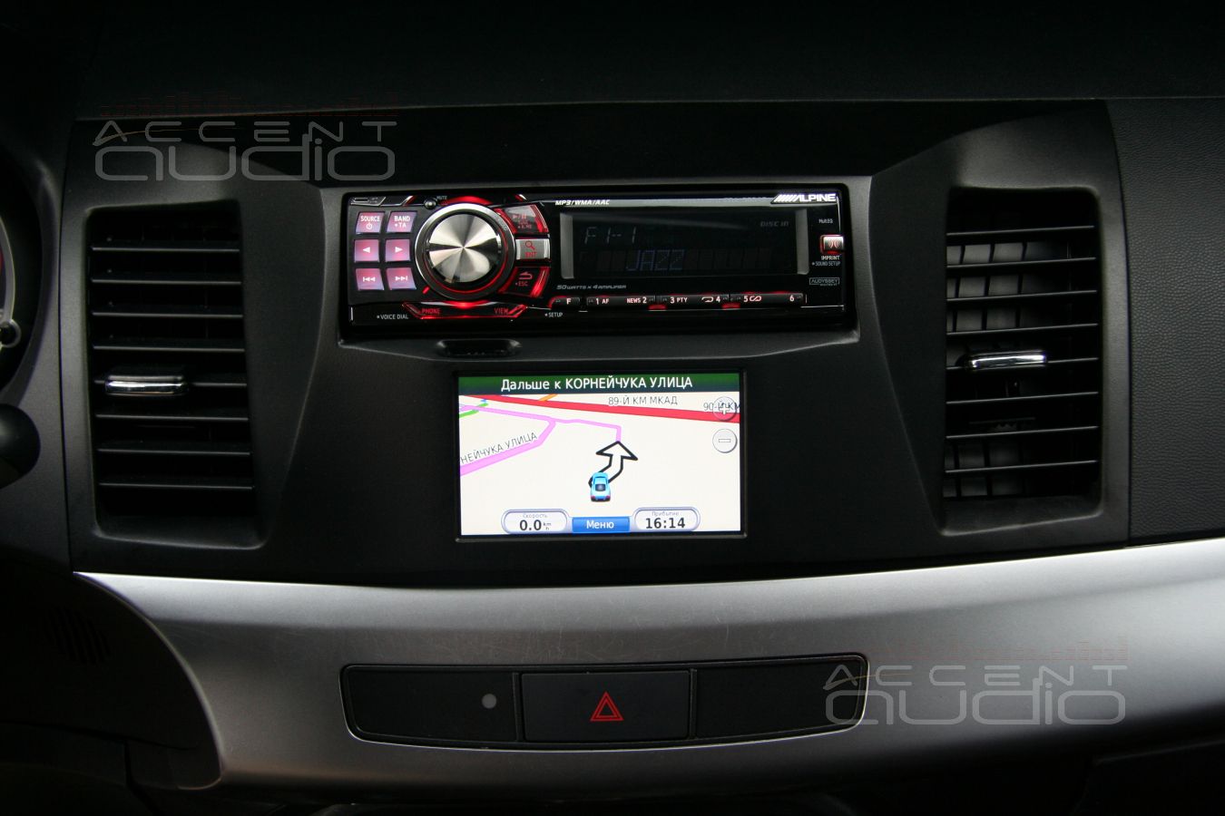 Навигация и звук в Lancer X. Эксклюзивная инсталляция !