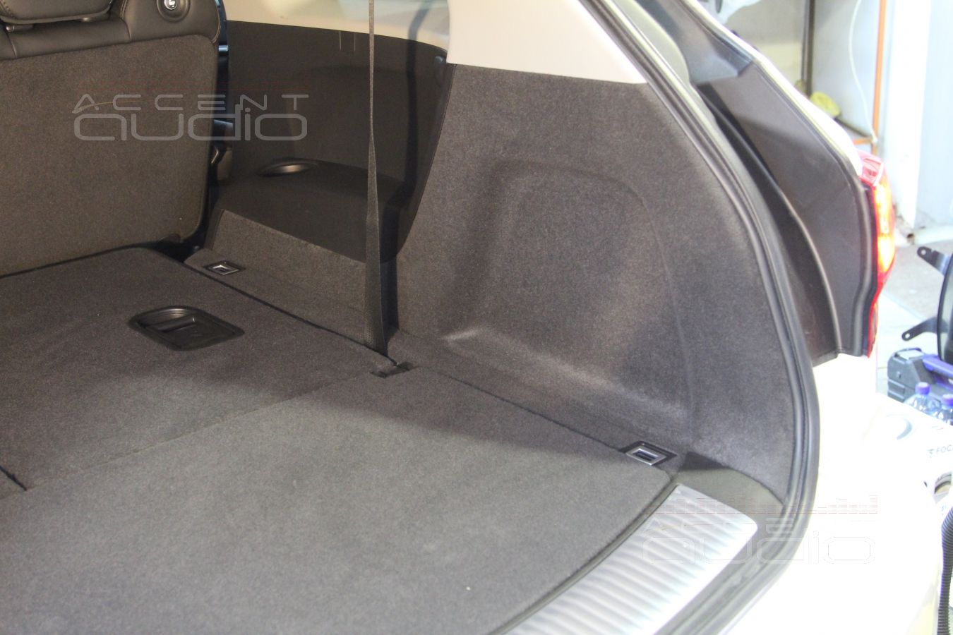 Установка усилителя и аудиопроцессора в Acura MDX