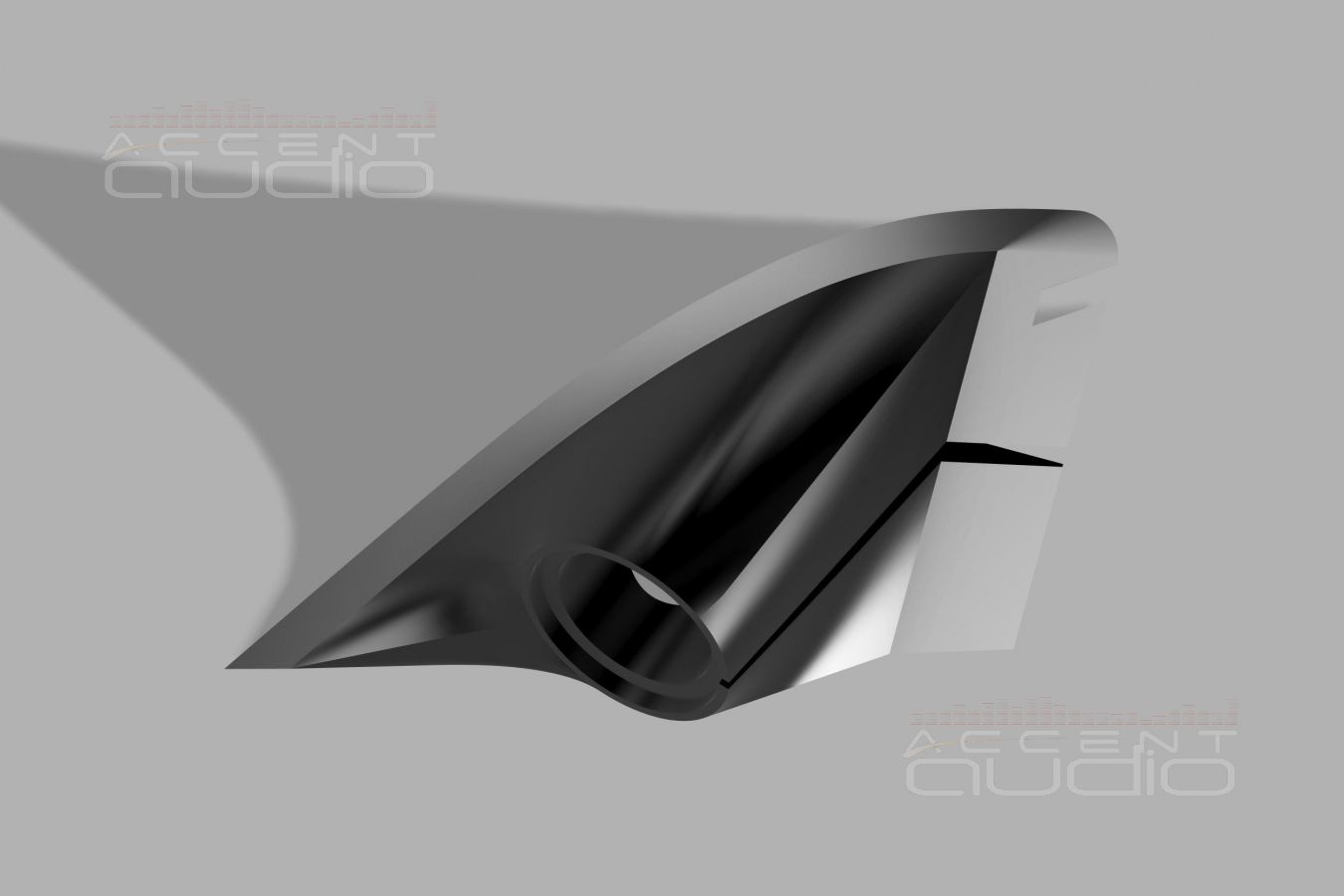 Комплект из двух подиумов для установки высокочастотных излучателей в Audi Q7 2015-2019.