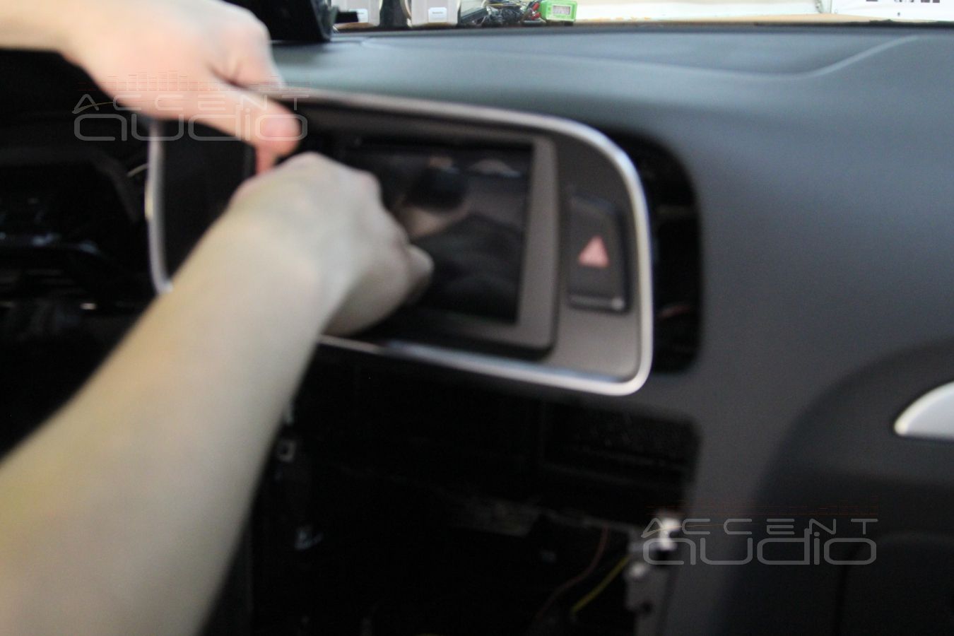 Процесс установки Alpine X701D-A