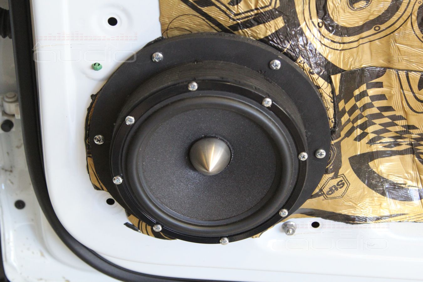 Аудиоподготовка дверей и установка мидбасовых излучателей Brax Matrix 6.1PP