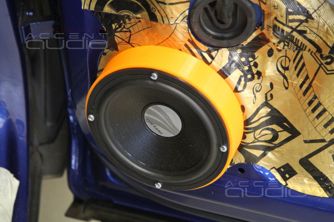 Аудиоподготовка, 3D печать и всё прочее для установки акустики Rainbow в двери Skoda Kodiaq