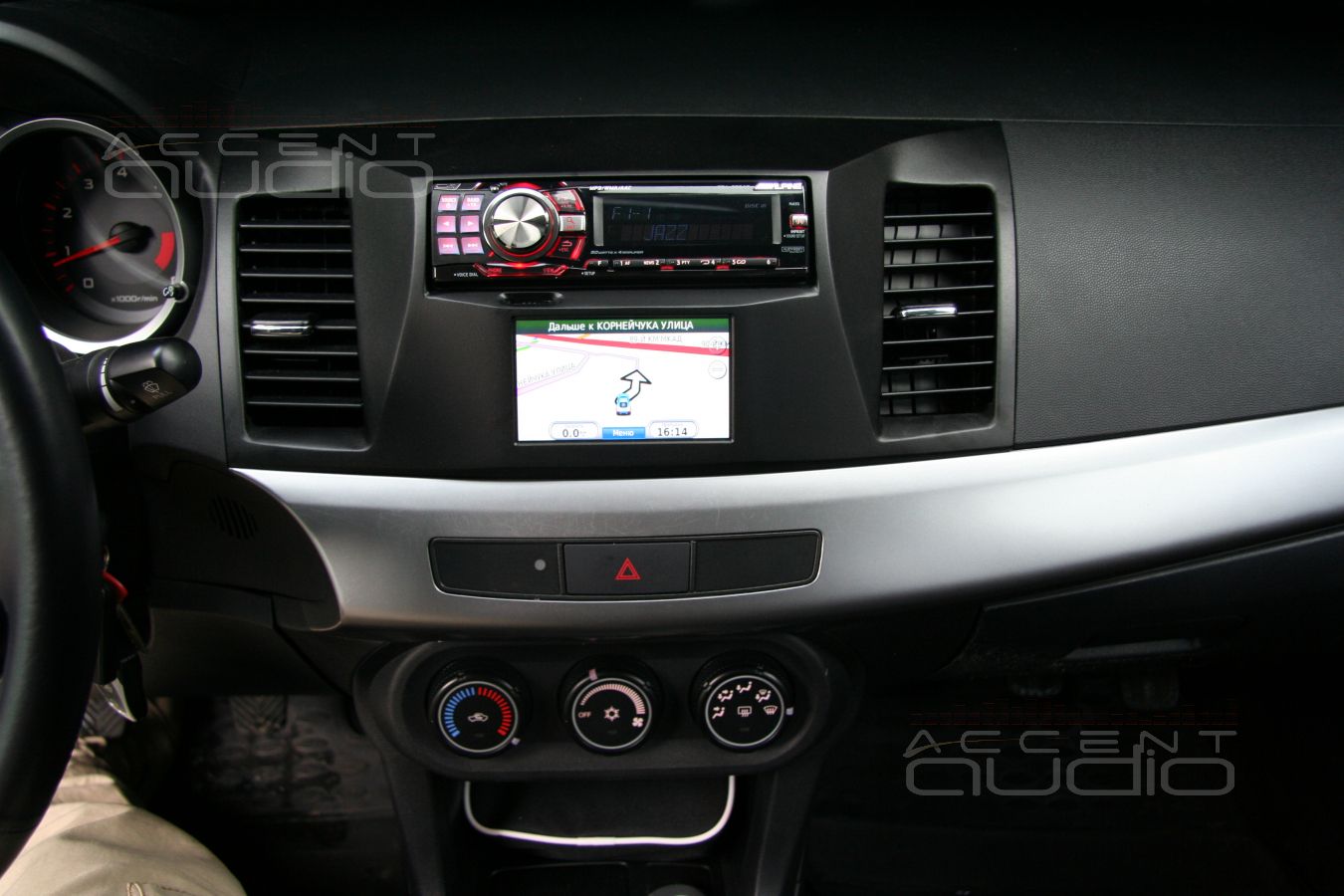 Навигация и звук в Lancer X. Эксклюзивная инсталляция !