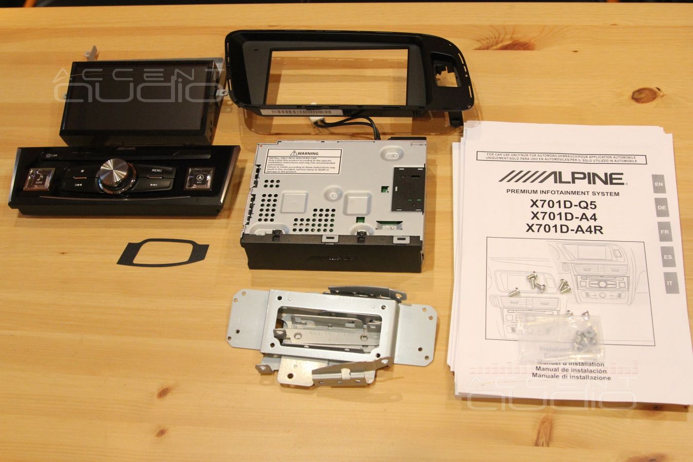 Установка Alpine X701D-A в новый Audi Q4 2016