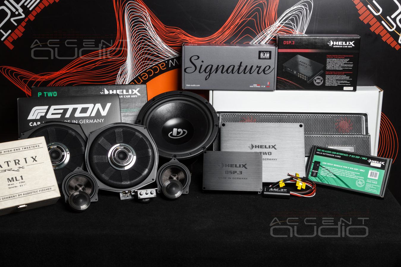 Проект аудиосистемы для BMW 540i