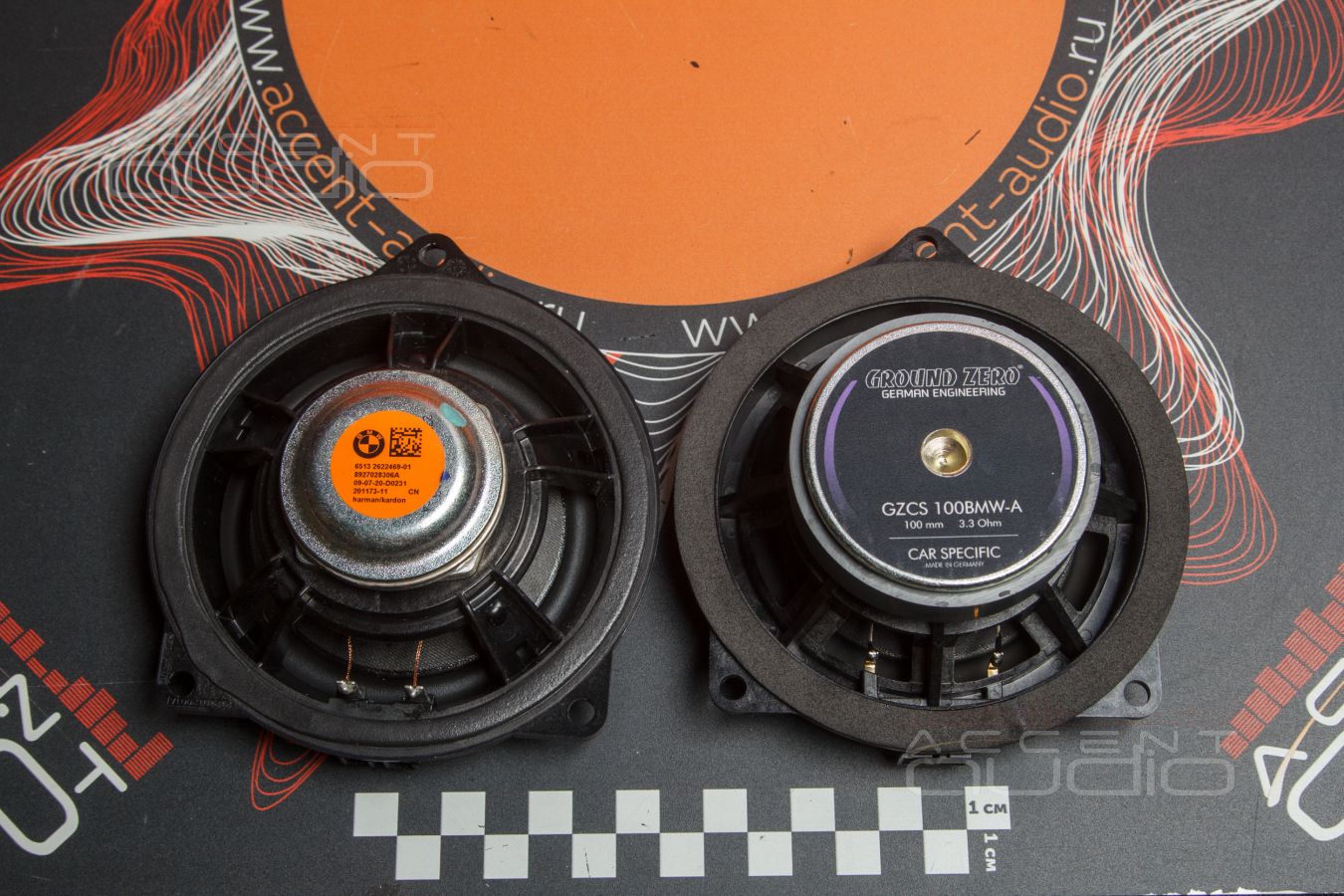 Виброизоляция дверей и установка СЧ и ВЧ излучателей GroundZero по заводским местам