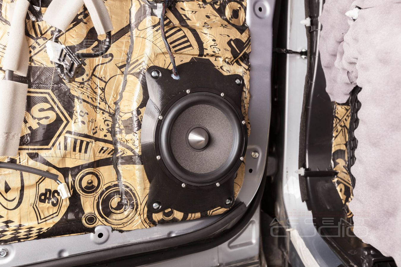 Аудиоподготовка дверей и установка мидбасов Brax ML6P