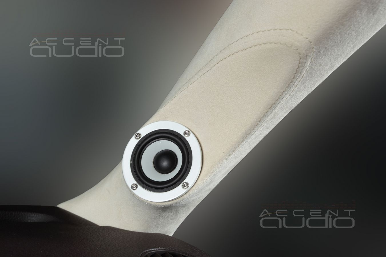 Среднечастотные твитеры Bewith A-50 в Volkswagen Touareg NF