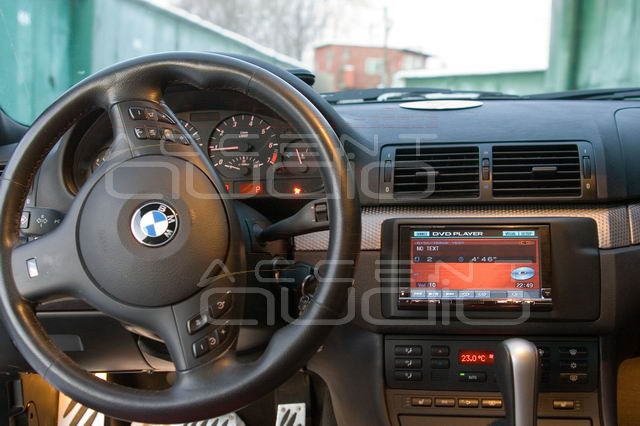 BMW E46: 2-din мультимедиа, новый интерьер, аудиоинсталлция.
