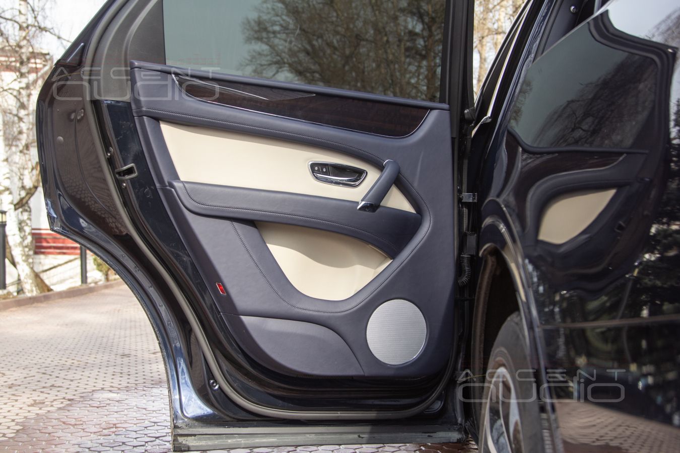 Великолепная бумага из Дании: ScanSpeak 18W/4531G01 в дверях Bentley Bentayga