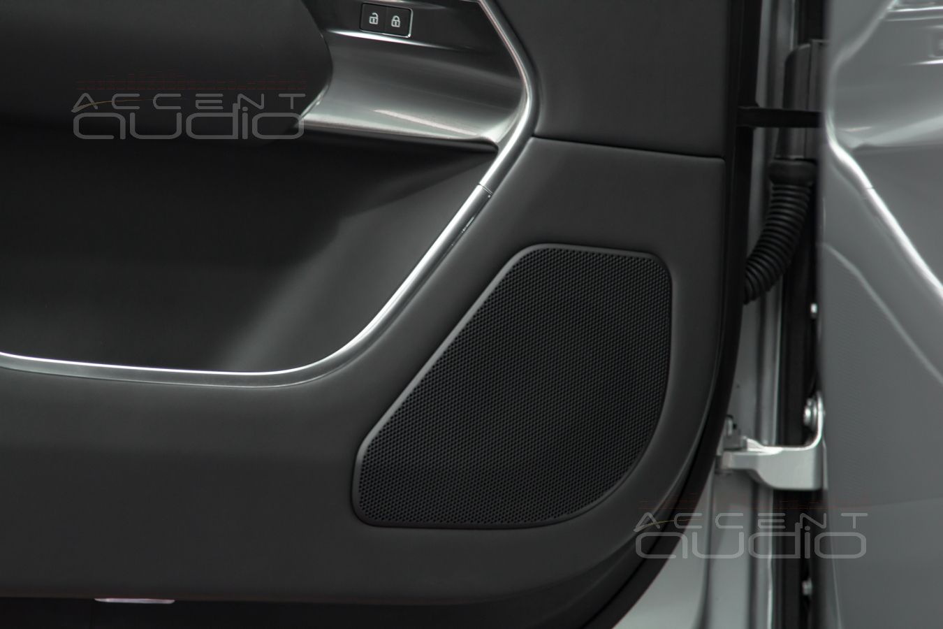 Аудиофильский мидбас Brax GL6 в дверях Range Rover 2024 штатно = домашняя плотность