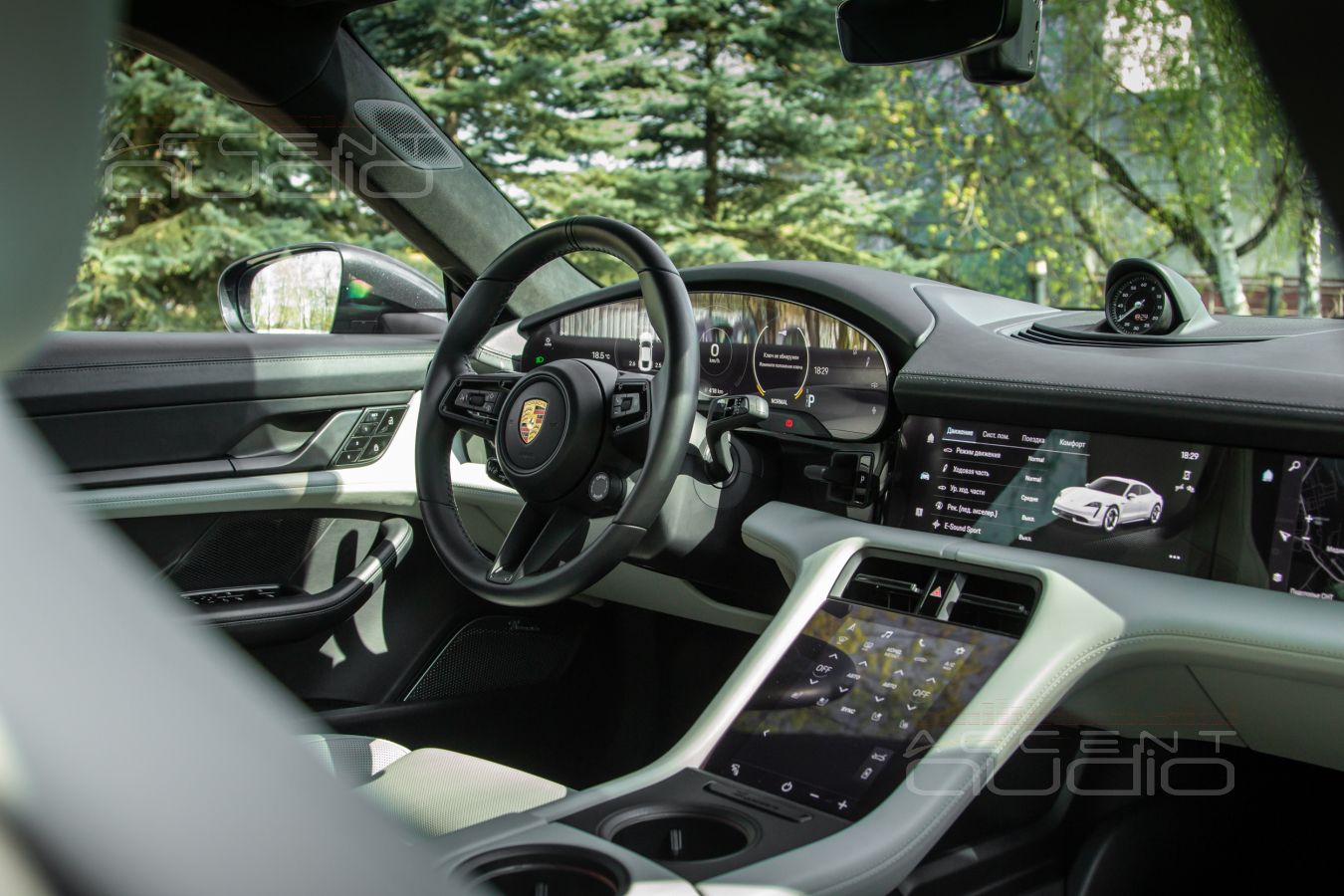 Явные отличия настоящей аудиосистемы от Burmester в Porsche Taycan