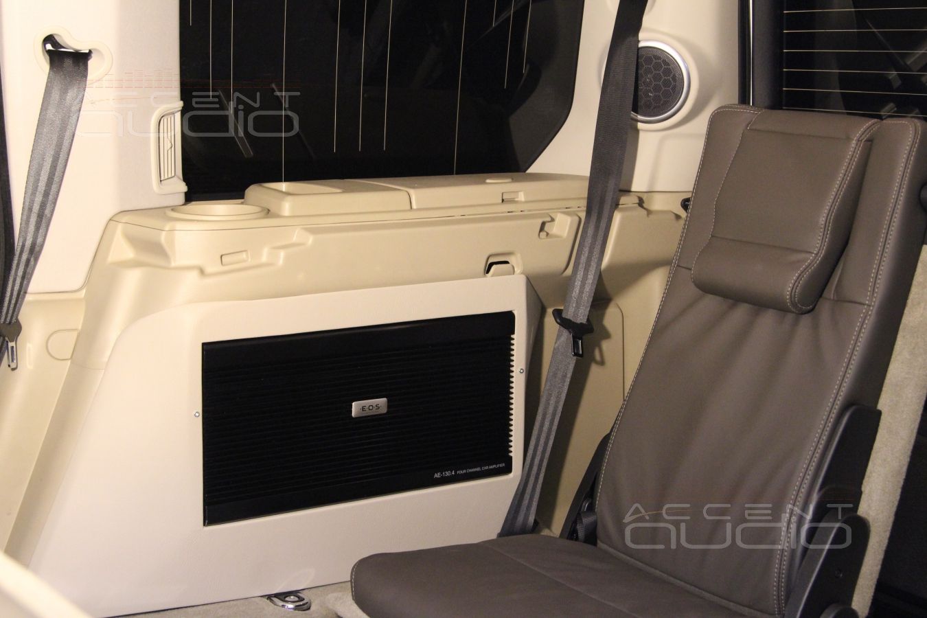 Установка усилителей E.O.S в Range Rover Discovery