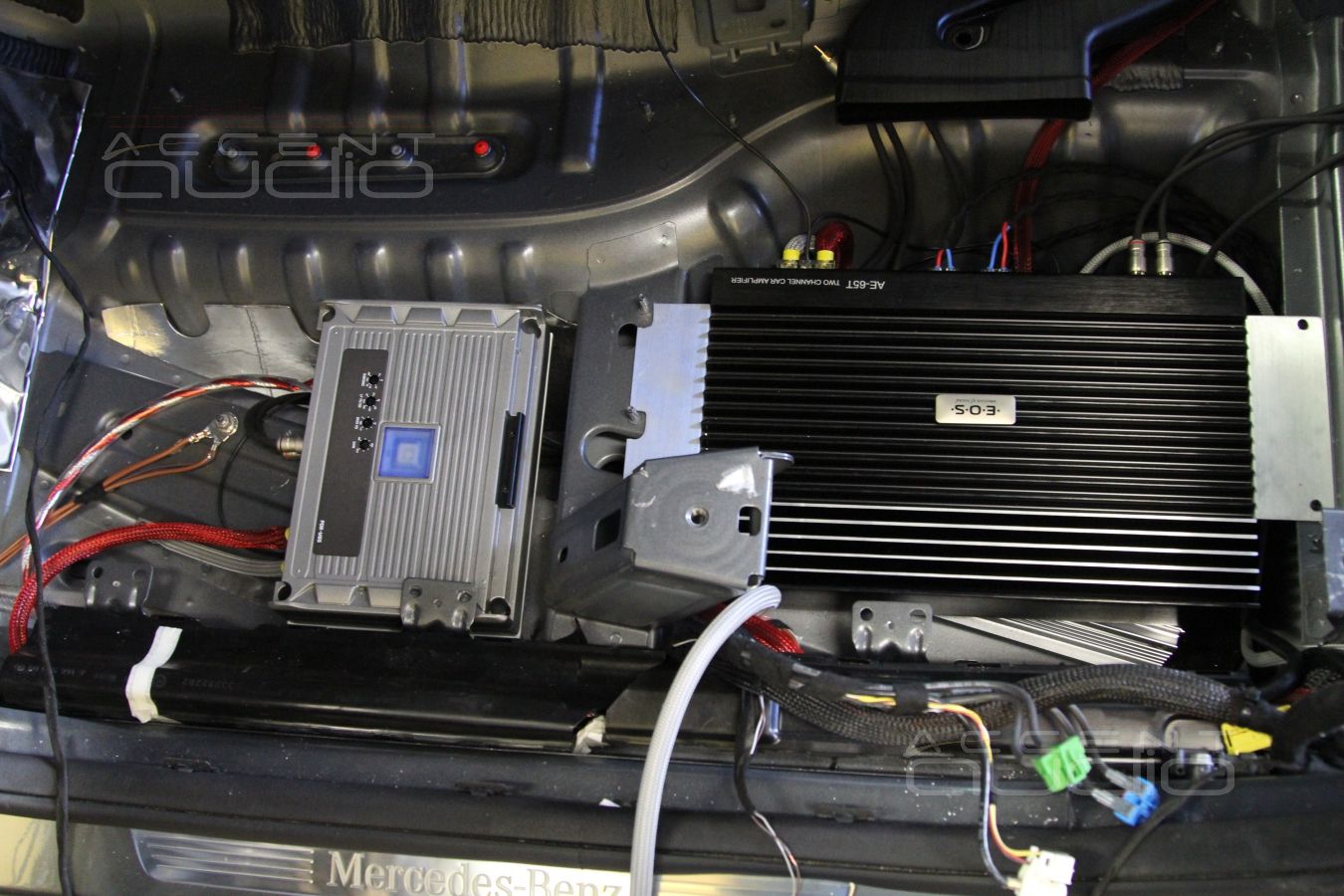 Интеграция усилителей и аудиопроцессора в Mercedes-Benz GLE Coupe