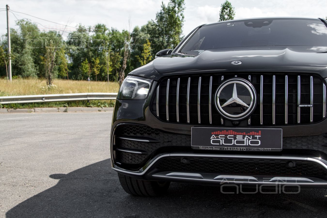 Настоящий звук в Mercedes-Benz GLE Coupe AMG 53