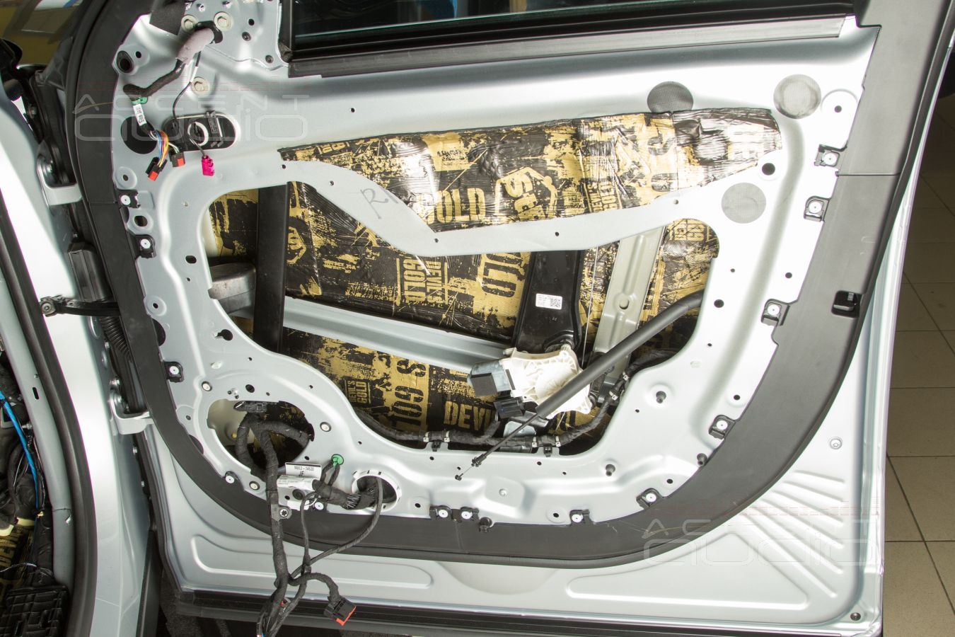 Аудиофильский мидбас Brax GL6 в дверях Range Rover 2024 штатно = домашняя плотность