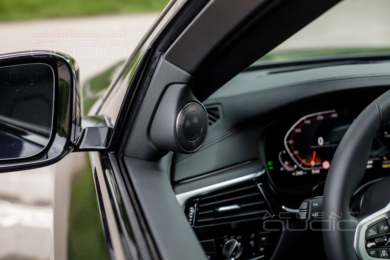 Установка HI-End высокочастотных динамиков Brax ML1 в BMW 540i