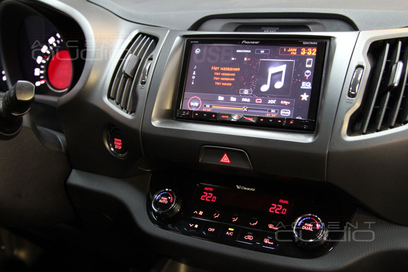 Kia Sportage NEW - полная замена аудиосистемы