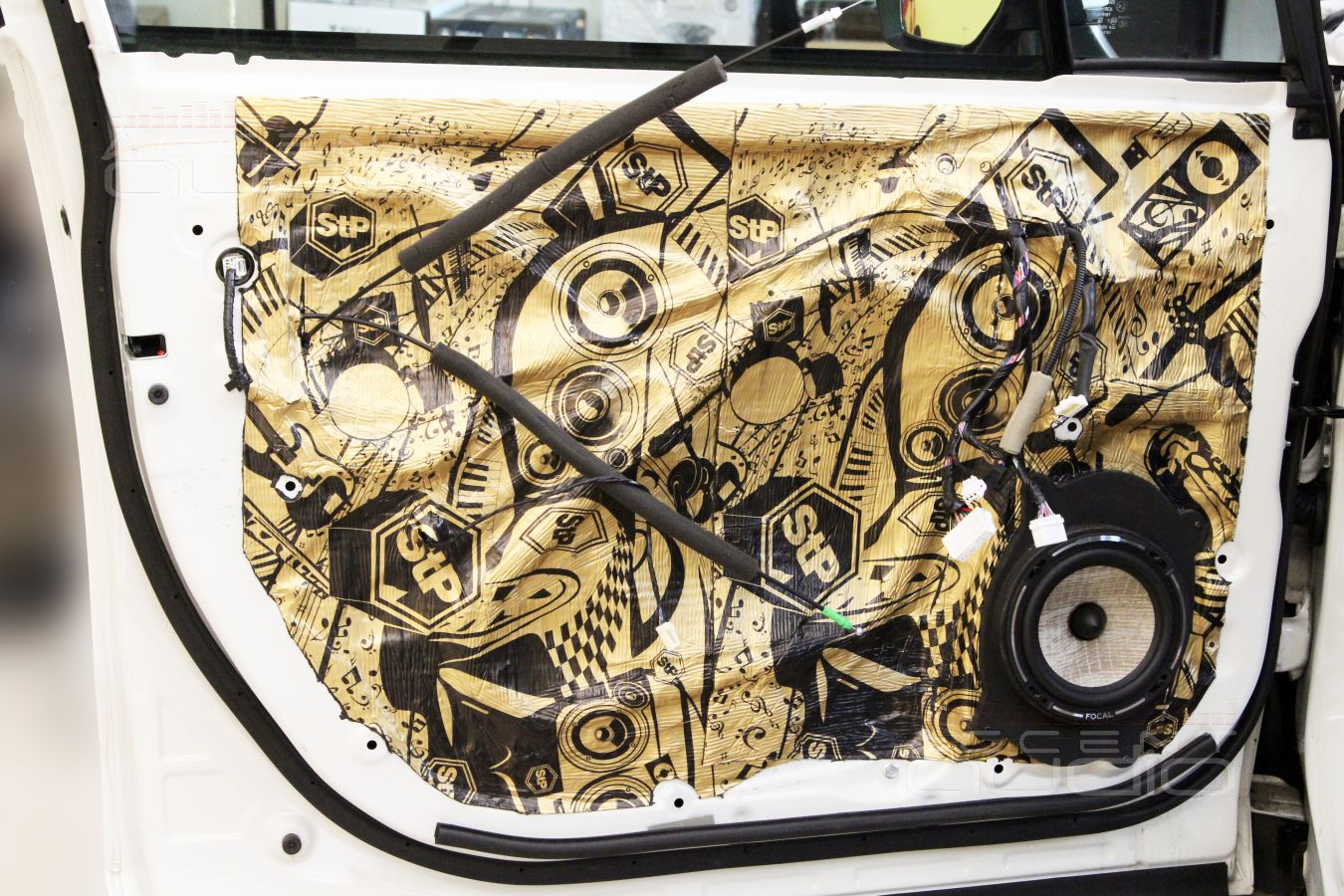 Аудиоподготовка дверей и установка мидбасов