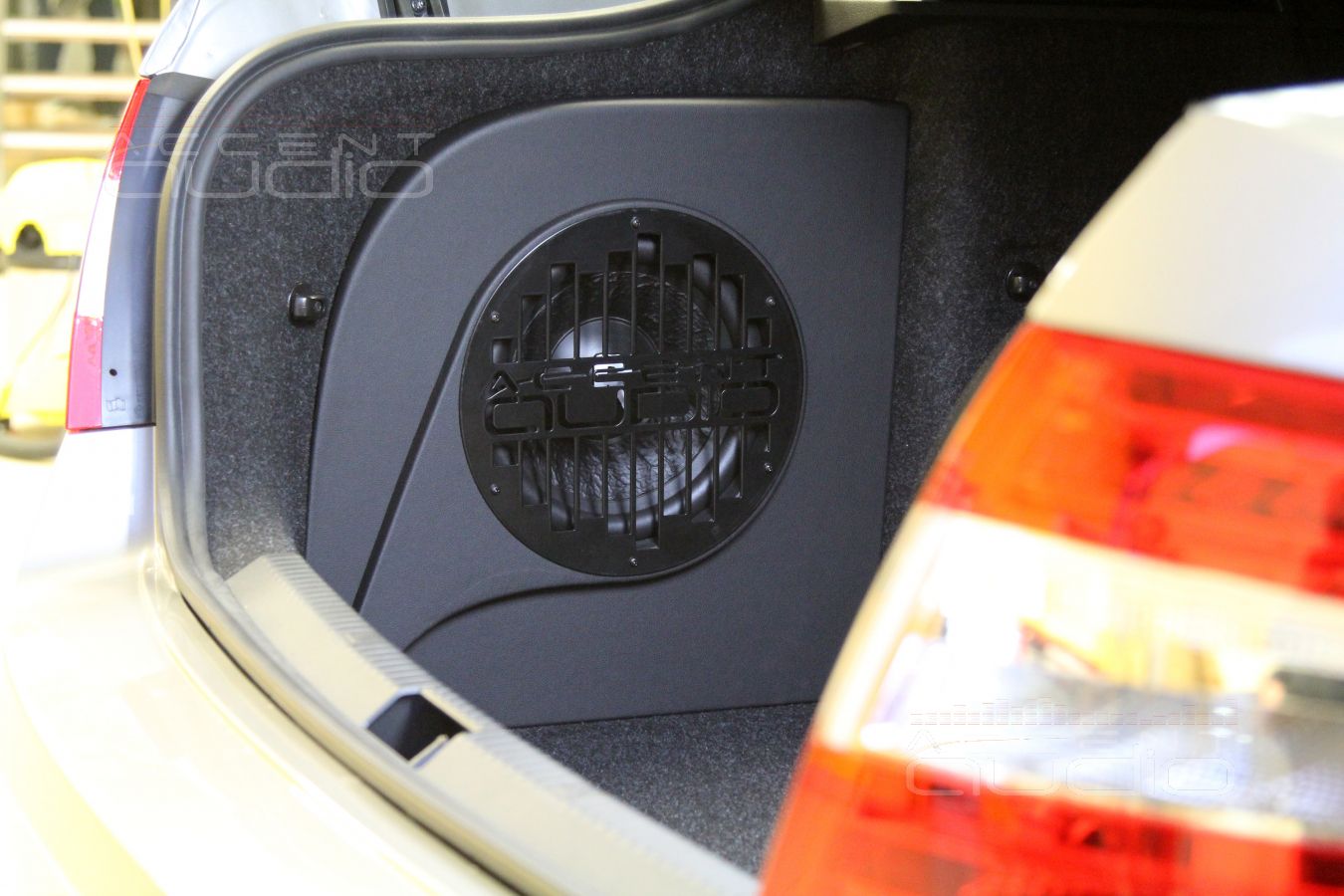 Настоящий сабвуфер-стелс для Skoda Octavia