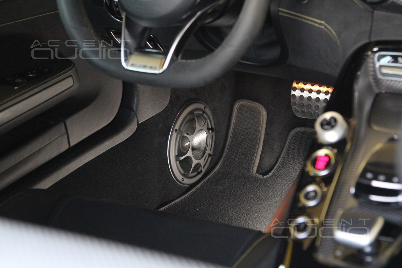 Установка мидбасов Eton MAS 160 в Mercedes-Benz GT