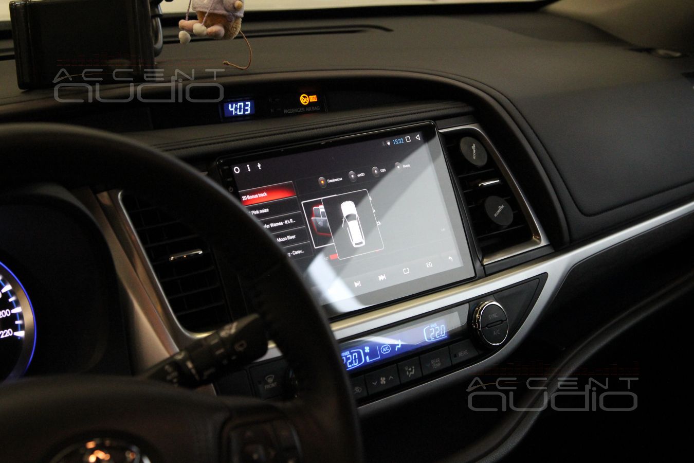 Установка новой магнитолы Toyota Highlander Redpower 31184 R IPS DSP ANDROID 7