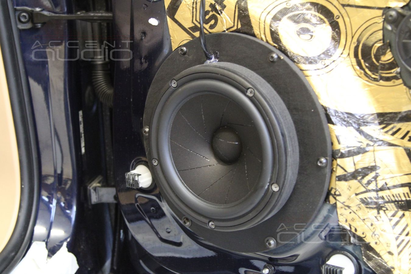 Новая акустика в Porshe Macan - 18 см мидбасы ScanSpeak Revelator в дверях