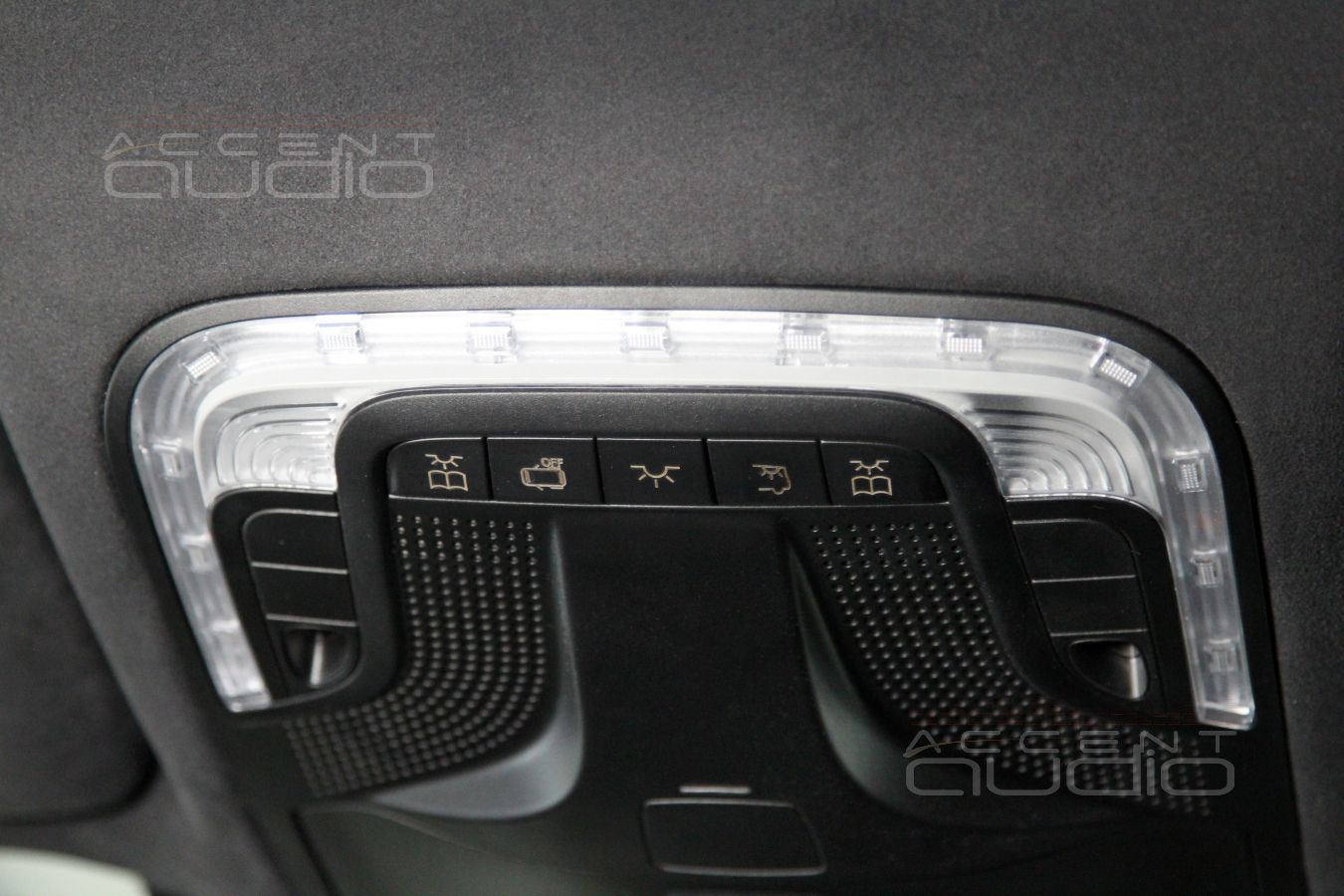 Перетяжка потолка в черную альканатру