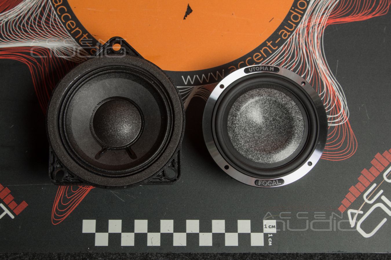 Простой монтаж среднечастотных динамиков Focal 3,5WM Midrange Utopia Be M в 911