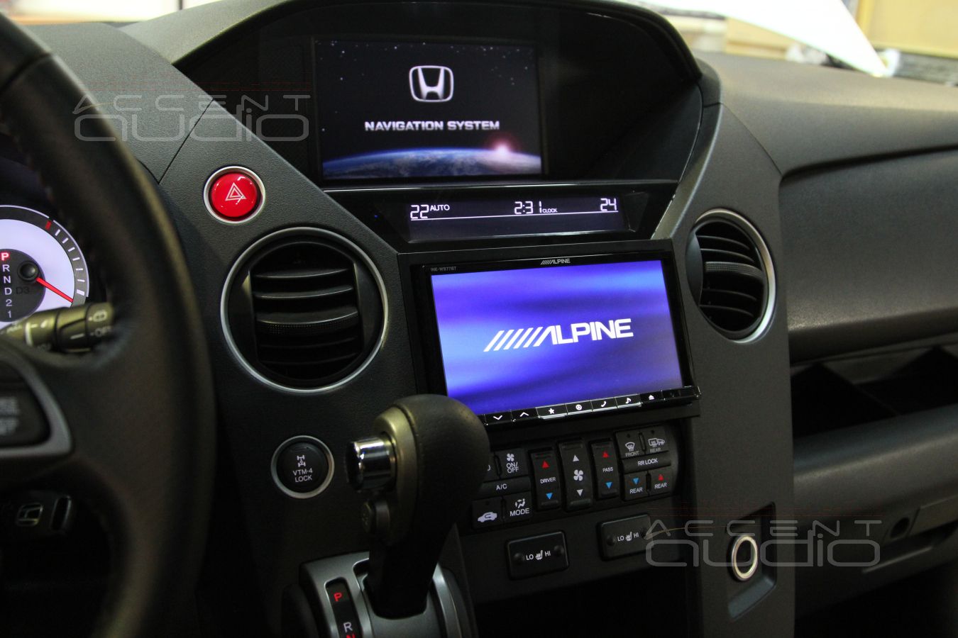 Honda Pilot White Edition + Alpine INE-W977BT обновление решений