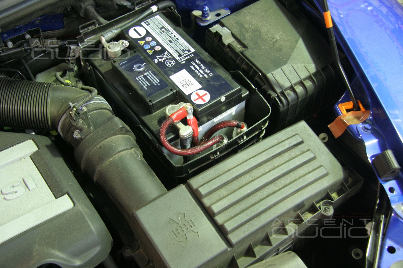 Установка усилителя в SKODA Octavia RS