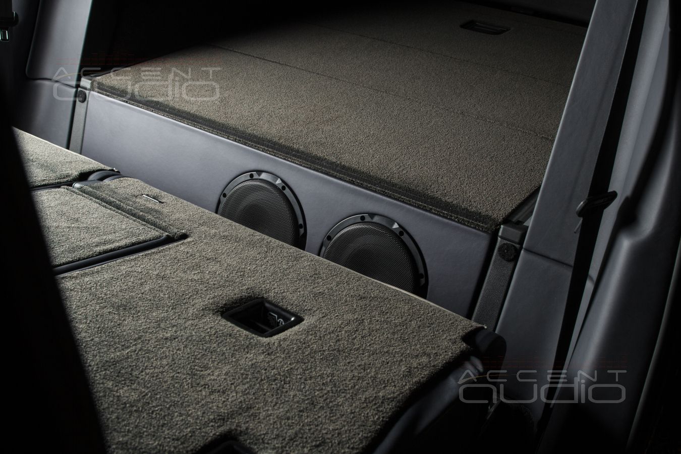 Синий, специальный, сдвоенный сабвуфер стелс для Bentley Bentayga