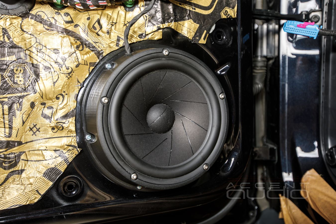 Аудиоподготовка дверей и установка мидбасов ScanSpeak в Volkswagen Passat AllTrack