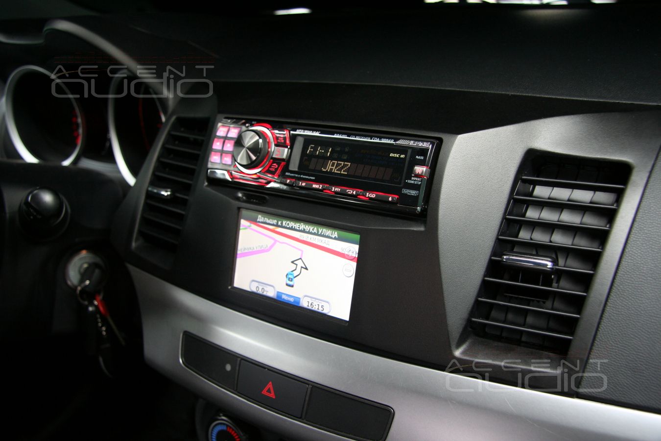 Навигация и звук в Lancer X. Эксклюзивная инсталляция !